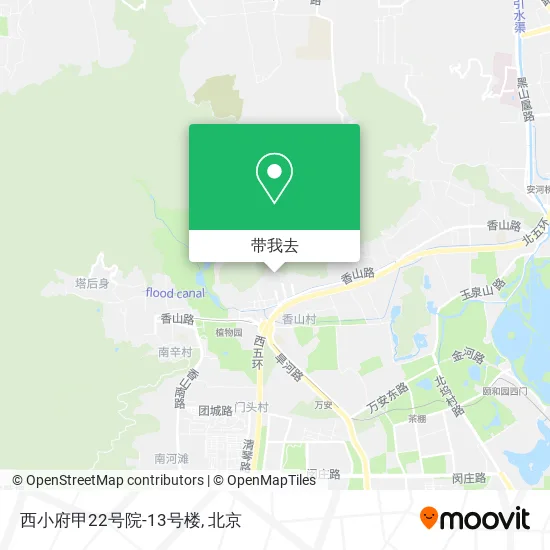 西小府甲22号院-13号楼地图