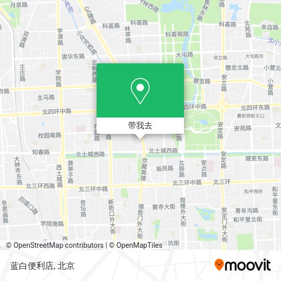 蓝白便利店地图