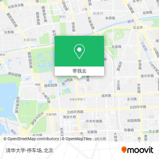 清华大学-停车场地图