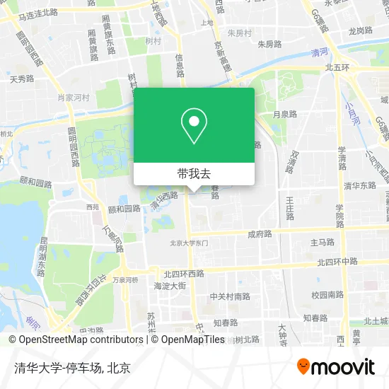 清华大学-停车场地图