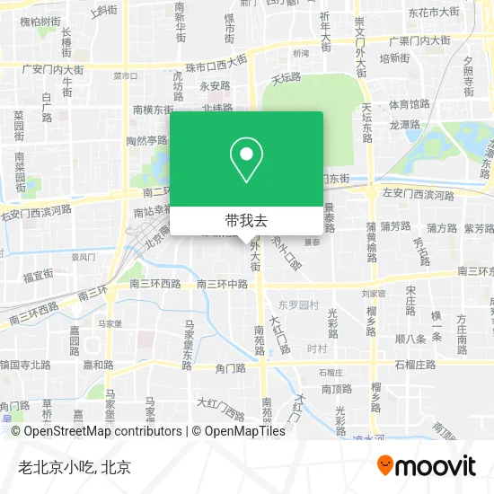老北京小吃地图