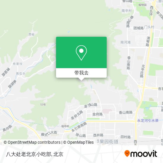 八大处老北京小吃部地图
