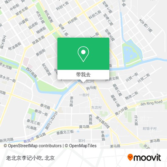老北京李记小吃地图