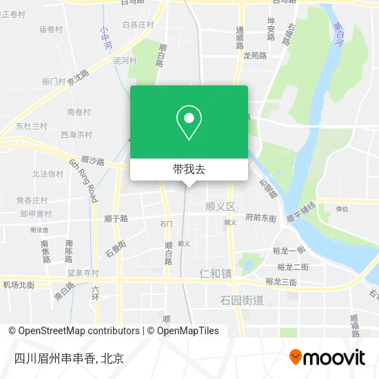 四川眉州串串香地图