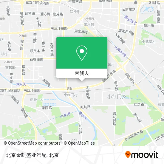 北京金凯盛业汽配地图