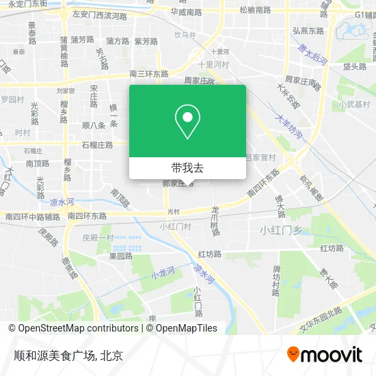 顺和源美食广场地图