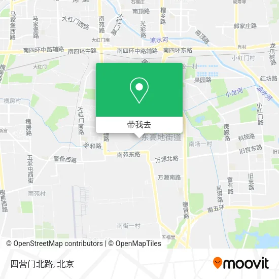 四营门北路地图