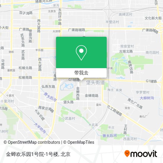金蝉欢乐园1号院-1号楼地图