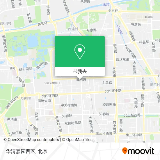 华清嘉园西区地图