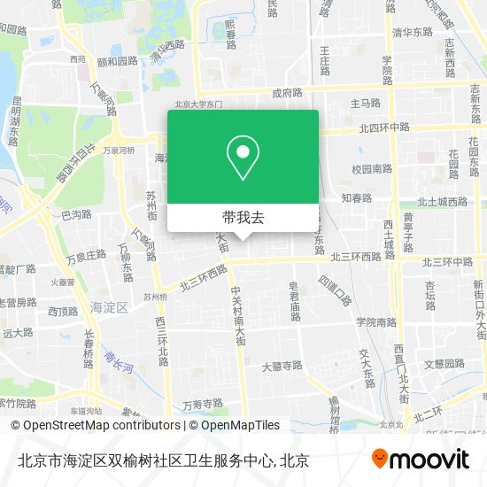 北京市海淀区双榆树社区卫生服务中心地图
