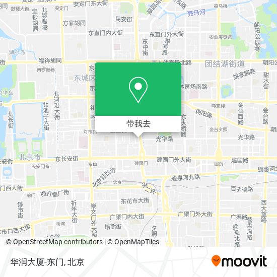 华润大厦-东门地图