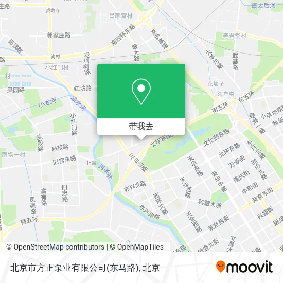 北京市方正泵业有限公司(东马路)地图