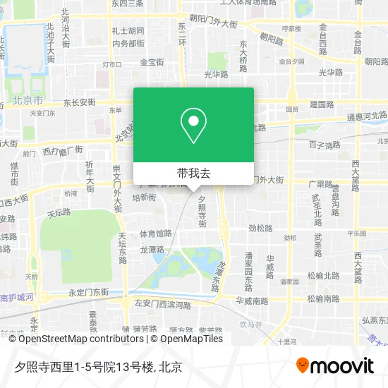 夕照寺西里1-5号院13号楼地图