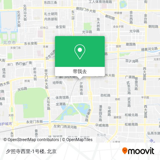 夕照寺西里-1号楼地图