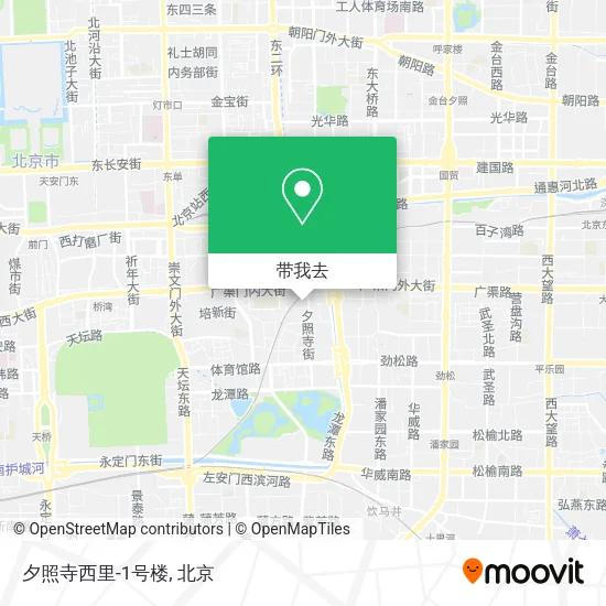 夕照寺西里-1号楼地图