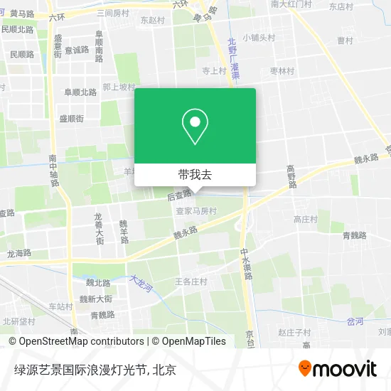 绿源艺景国际浪漫灯光节地图