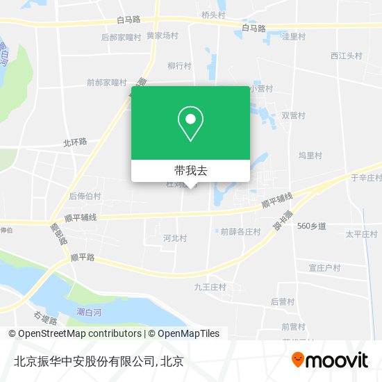 北京振华中安股份有限公司地图