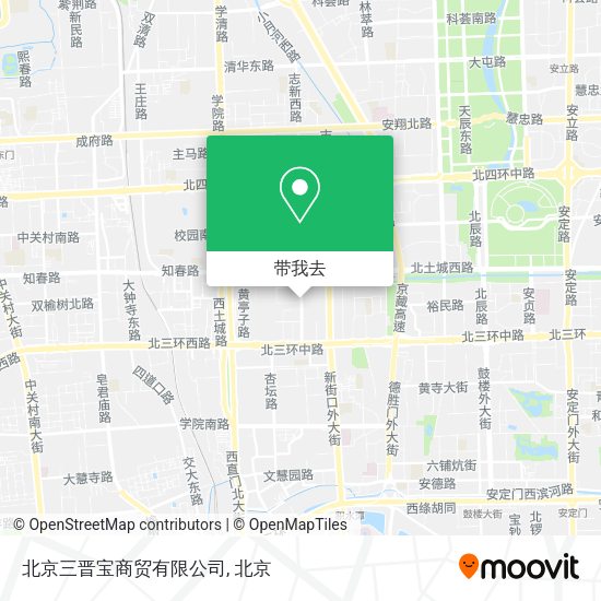 北京三晋宝商贸有限公司地图