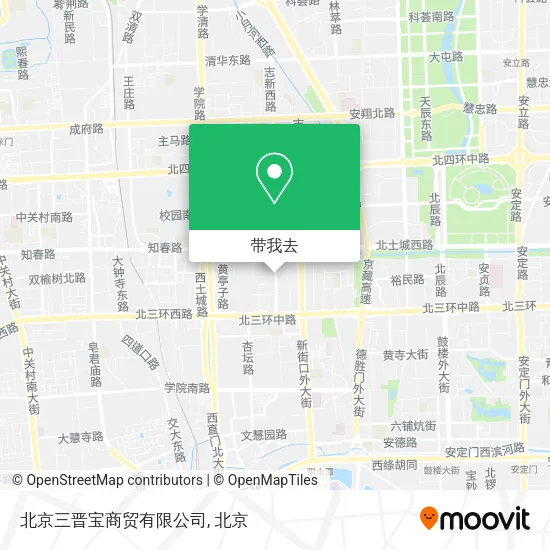 北京三晋宝商贸有限公司地图