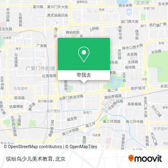 缤纷鸟少儿美术教育地图