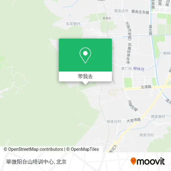 翠微阳台山培训中心地图