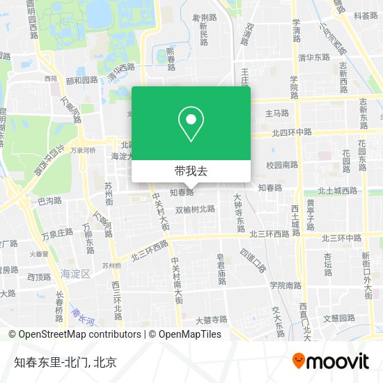 知春东里-北门地图