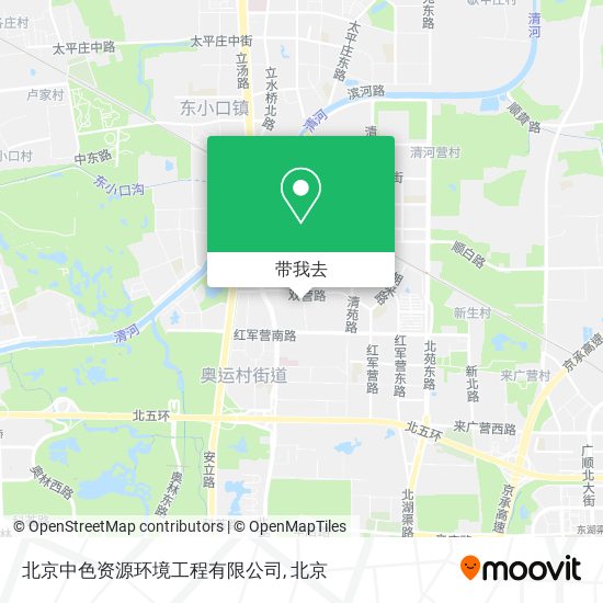 北京中色资源环境工程有限公司地图