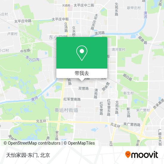 天怡家园-东门地图