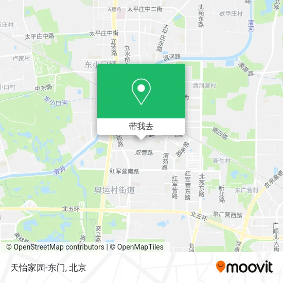 天怡家园-东门地图