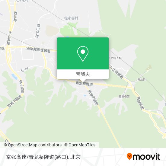 京张高速/青龙桥隧道(路口)地图
