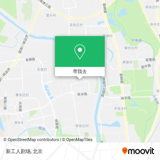 新工人剧场地图