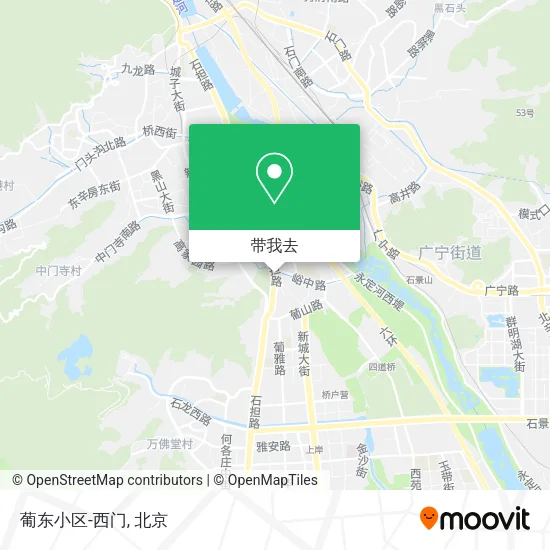 葡东小区-西门地图