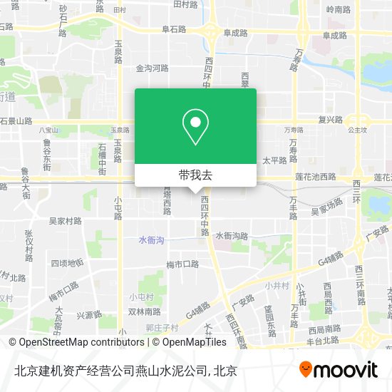 北京建机资产经营公司燕山水泥公司地图