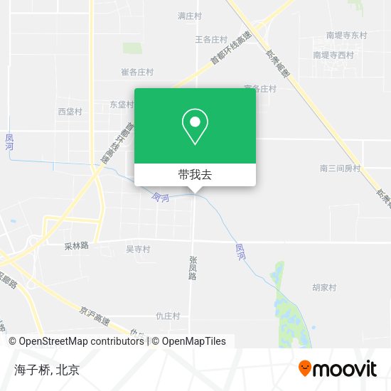 海子桥地图