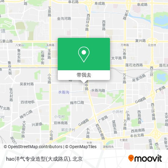 hao洋气专业造型(大成路店)地图