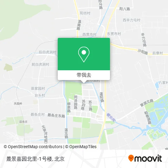 麓景嘉园北里-1号楼地图