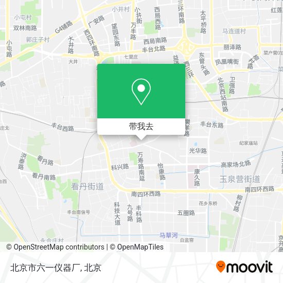 北京市六一仪器厂地图