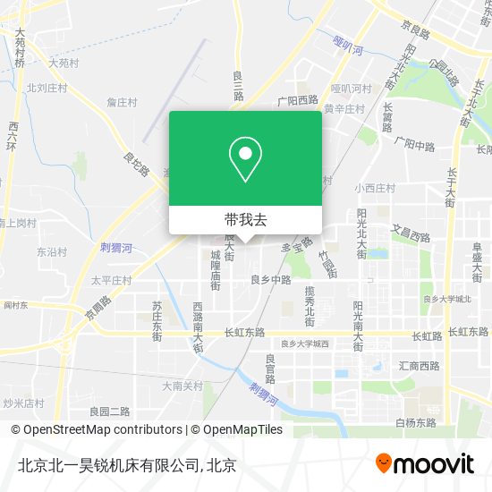 北京北一昊锐机床有限公司地图