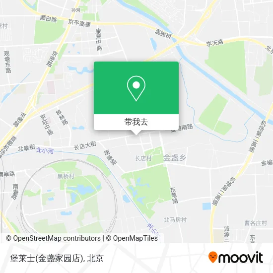 堡莱士(金盏家园店)地图
