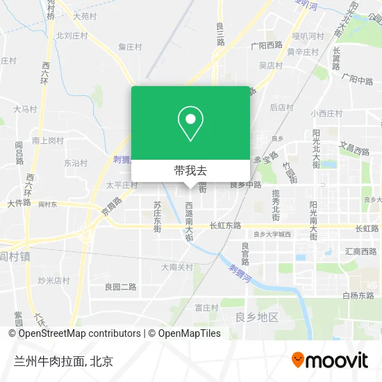 兰州牛肉拉面地图