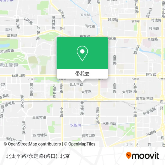 北太平路/永定路(路口)地图