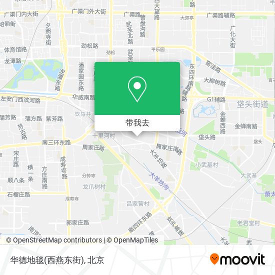 华德地毯(西燕东街)地图