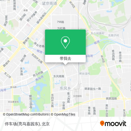 停车场(亮马嘉园东)地图