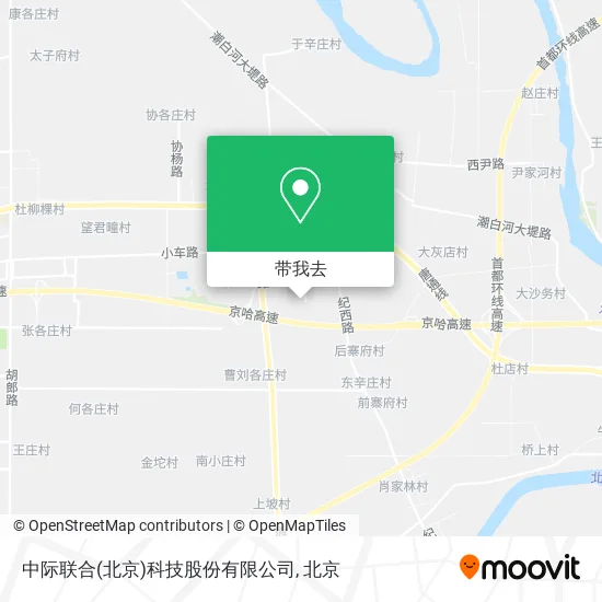 中际联合(北京)科技股份有限公司地图