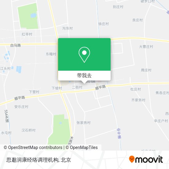 思邈润康经络调理机构地图