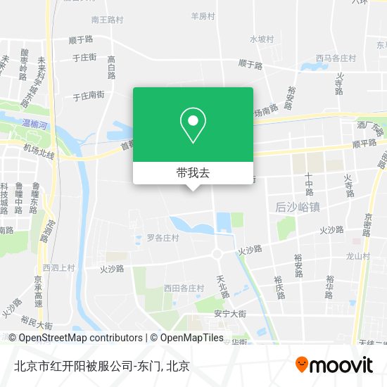 北京市红开阳被服公司-东门地图