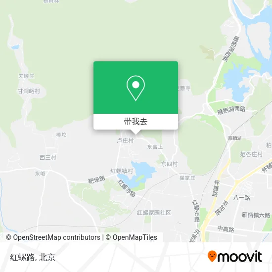红螺路地图