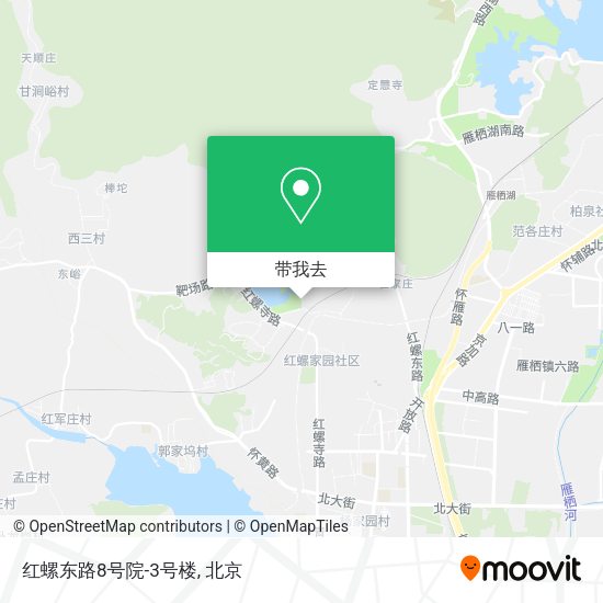 红螺东路8号院-3号楼地图