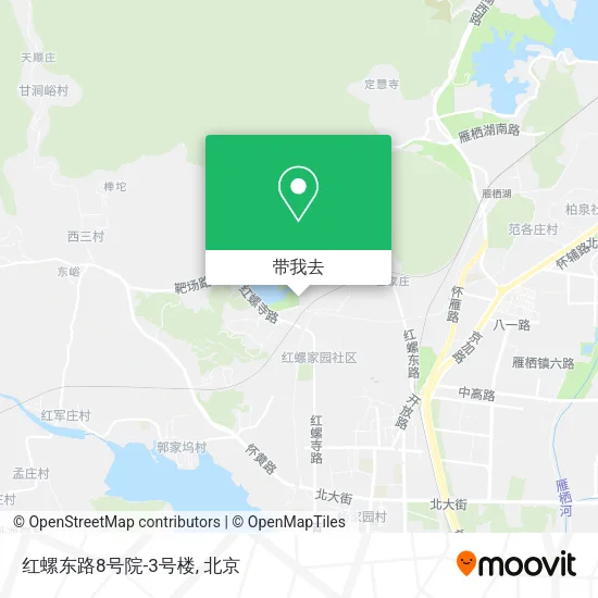 红螺东路8号院-3号楼地图