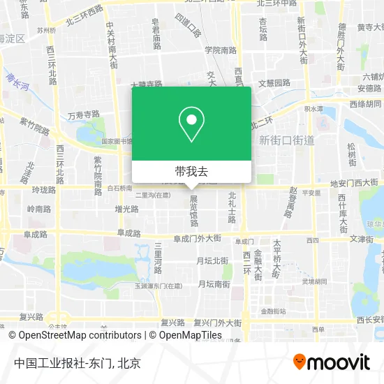 中国工业报社-东门地图